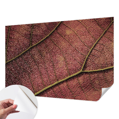 Vintage Tapete mit blattartiger Textur