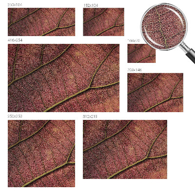 Vintage Tapete mit blattartiger Textur