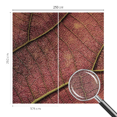 Vintage Tapete mit blattartiger Textur