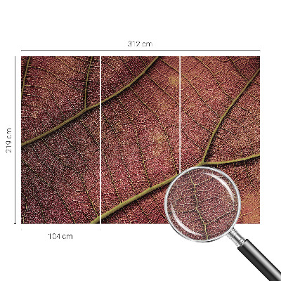 Vintage tapete Blattartige Textur