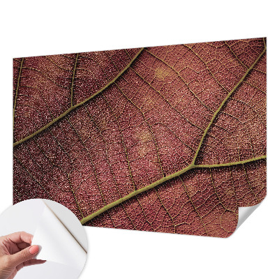 Vintage Tapete mit blattartiger Textur