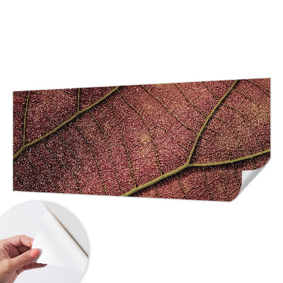 Vintage Tapete mit blattartiger Textur