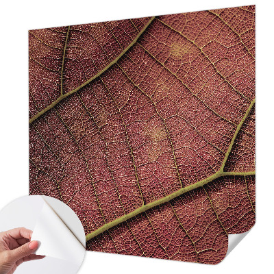 Vintage Tapete mit blattartiger Textur