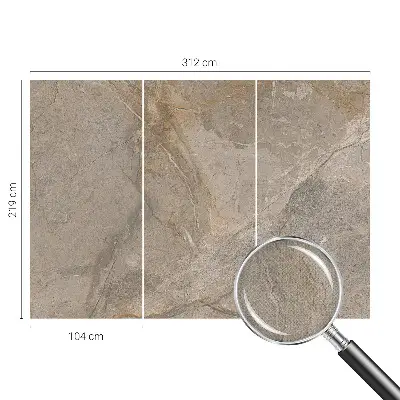 Selbstklebende Fototapete fürs Wohnzimmer mit natürlichem, elegantem Motiv