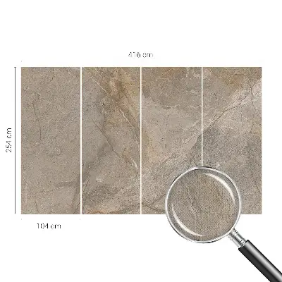 Selbstklebende Fototapete fürs Wohnzimmer mit natürlichem, elegantem Motiv