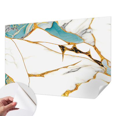 Selbstklebende Fototapete für die Wand Die Eleganz des Marmors