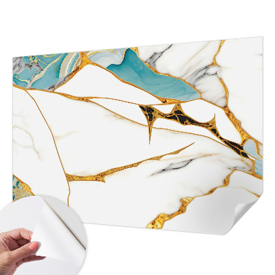 Selbstklebende Fototapete für die Wand Die Eleganz des Marmors