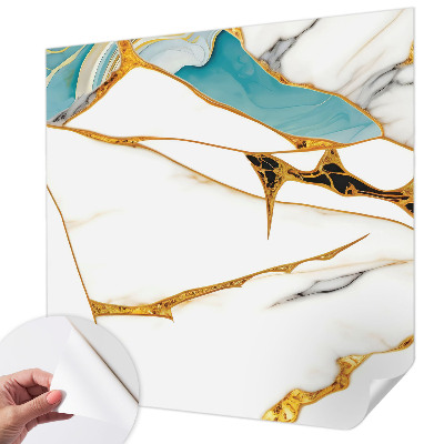 Selbstklebende Fototapete für die Wand Die Eleganz des Marmors