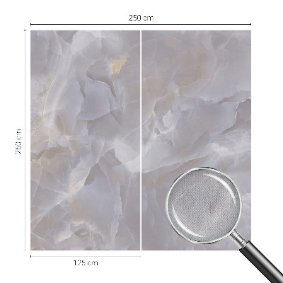 26D-Fototapete fürs Wohnzimmer mit Marmorwellen