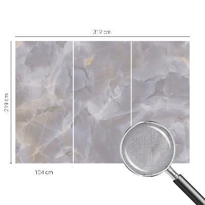 26D-Fototapete fürs Wohnzimmer Marmorwellen