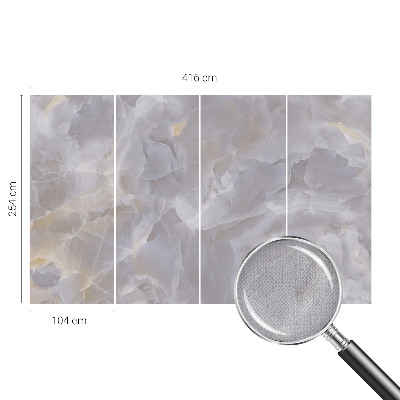 26D-Fototapete fürs Wohnzimmer Marmorwellen