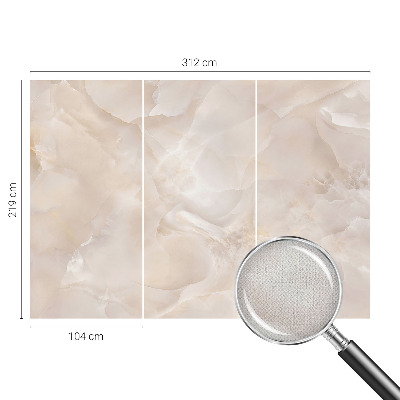 Moderne Fototapete nach Maß Zarter Marmor