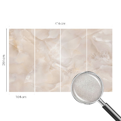 Moderne Fototapete nach Maß Zarter Marmor