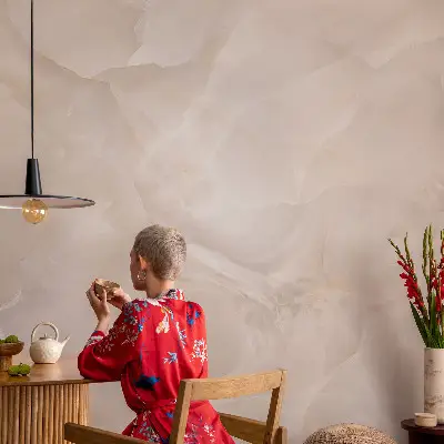Moderne Fototapete nach Maß mit zartem Marmor-Motiv