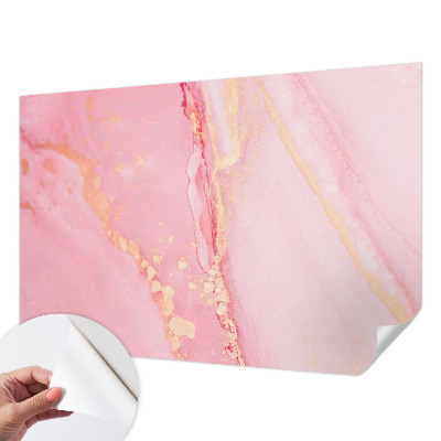 Hochwertige Bildtapete mit pastellfarbener abstrakter Illustration
