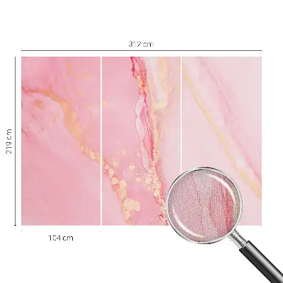 Hochwertige Bildtapete mit pastellfarbener abstrakter Illustration