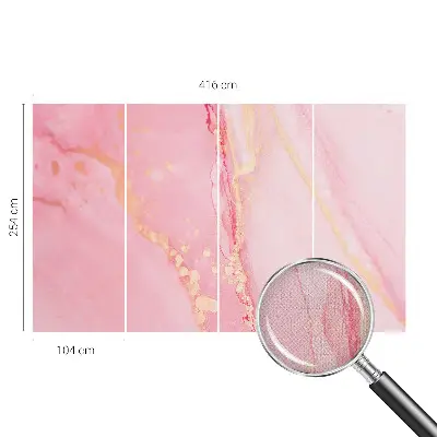 Hochwertige Bildtapete mit pastellfarbener abstrakter Illustration