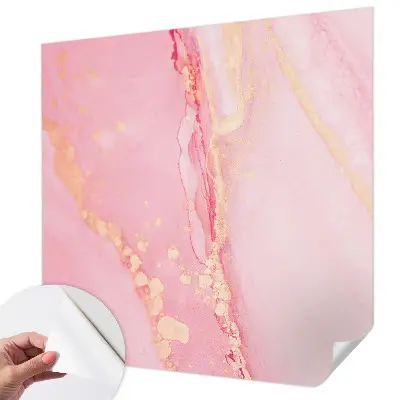 Hochwertige Bildtapete mit pastellfarbener abstrakter Illustration