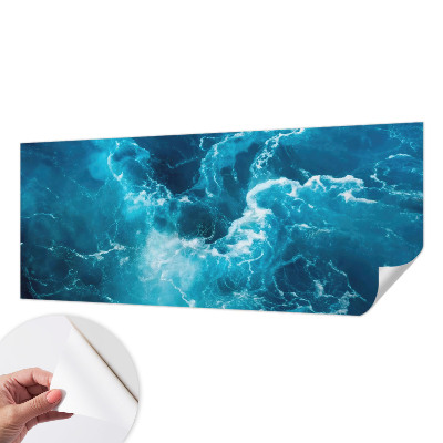 Selbstklebende Fototapete fürs Schlafzimmer mit Motiv „Meereswirbel“