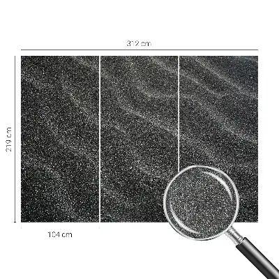27D-Fototapete mit Motiv Sandwellen
