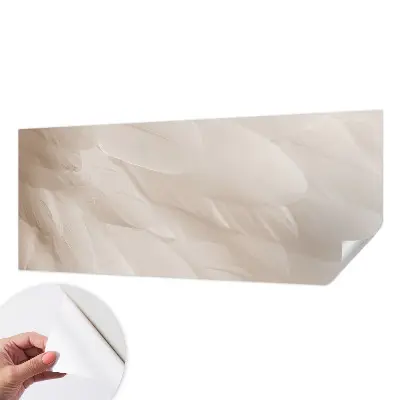 Fototapete in 3D-Optik mit ätherischem Federdesign