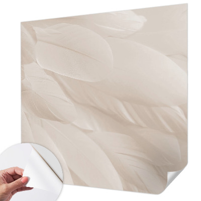 Fototapete in 3D-Optik Ätherische Federn