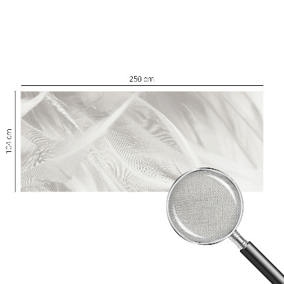 27D-Fototapete fürs Wohnzimmer Feine Federn