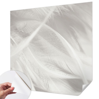 27D-Fototapete fürs Wohnzimmer Feine Federn