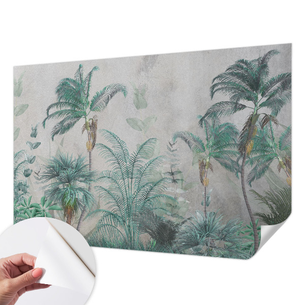 27D-Fototapete fürs Schlafzimmer Exotische Oase