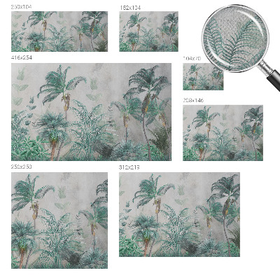 27D-Fototapete fürs Schlafzimmer Exotische Oase