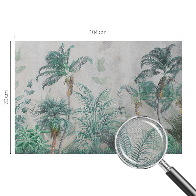 27D-Fototapete fürs Schlafzimmer Exotische Oase