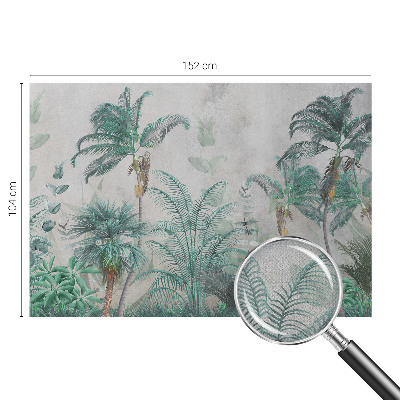 27D-Fototapete fürs Schlafzimmer Exotische Oase