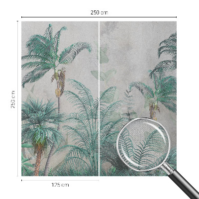 27D-Fototapete fürs Schlafzimmer Exotische Oase