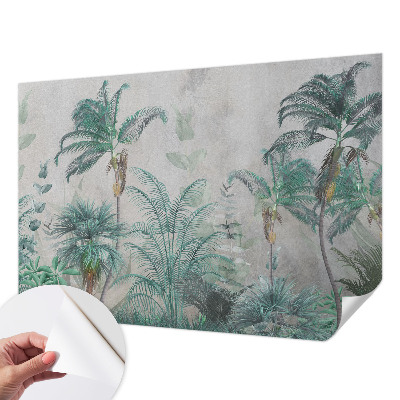 27D-Fototapete fürs Schlafzimmer Exotische Oase