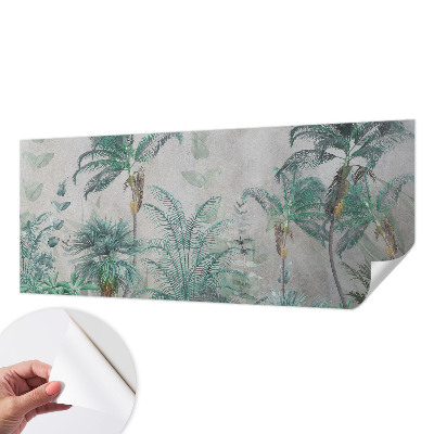 27D-Fototapete fürs Schlafzimmer Exotische Oase