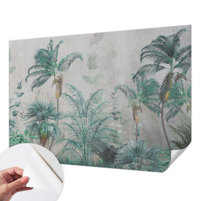 27D-Fototapete fürs Schlafzimmer Exotische Oase