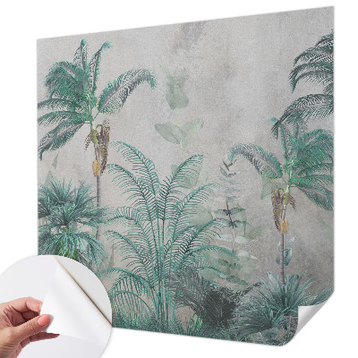 27D-Fototapete fürs Schlafzimmer Exotische Oase