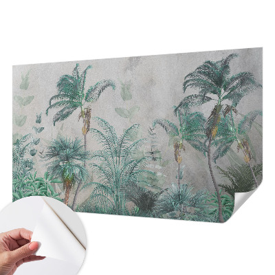 27D-Fototapete fürs Schlafzimmer Exotische Oase