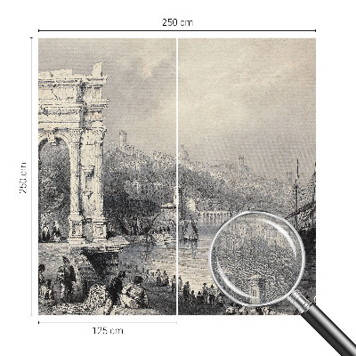Selbstklebende Fototapete mit Meereslandschaft