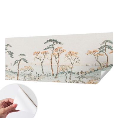 Moderne Fototapete nach Maß Friedliche Landschaft