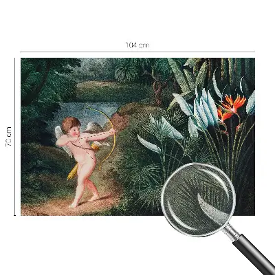 Selbstklebende Fototapete für die Wand mit Motiv „Der liebenswerte Amor“