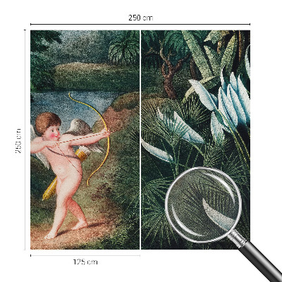 Selbstklebende Fototapete für die Wand Der liebenswerte Amor