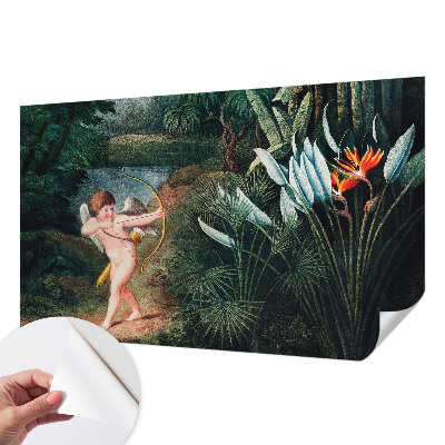 Selbstklebende Fototapete für die Wand Der liebenswerte Amor