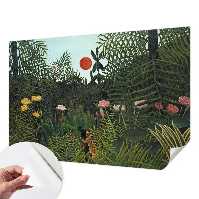 28D-Fototapete mit exotischer Landschaft