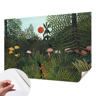 28D-Fototapete mit exotischer Landschaft