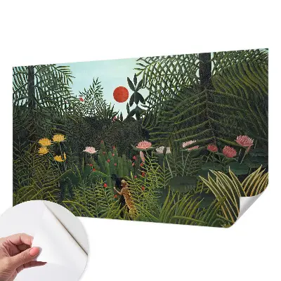 28D-Fototapete mit exotischer Landschaft