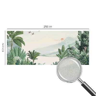 28D-Fototapete fürs Wohnzimmer Tropische Oase