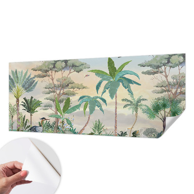 28D-Fototapete fürs Schlafzimmer Exotische Flora