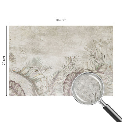 Vintage tapete Dekorative Blätter