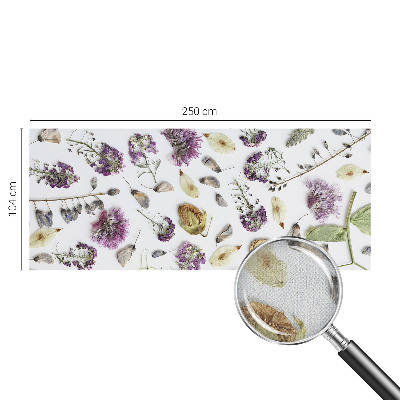 Selbstklebende Fototapete für die Wand Getrocknete Blumen